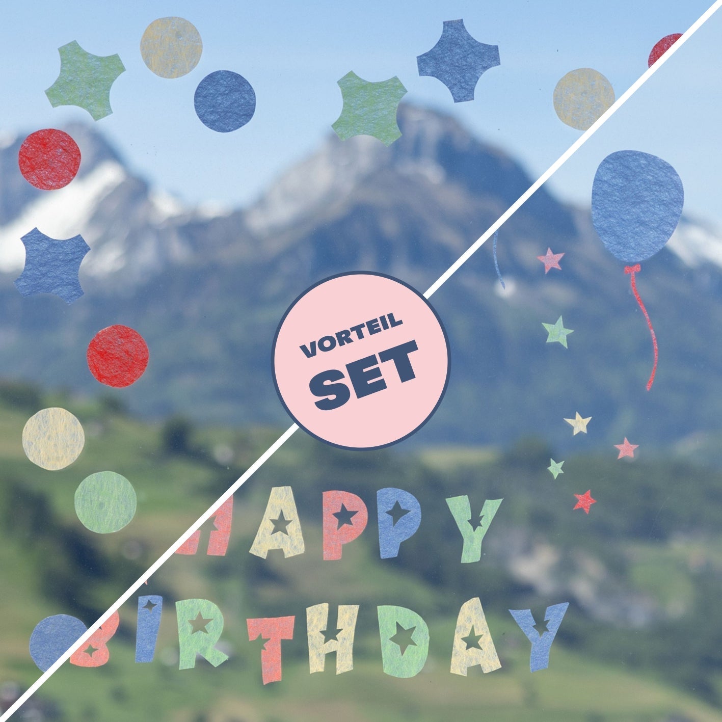 Neues Party-Set: BIRTHDAY und CONFETTI zum Vorzugspreis